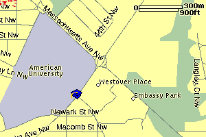 Map of the School of International Service
