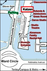 Katzen Arts Center map