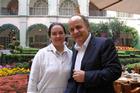 Francisco Leon, SIS/MA '87, and his wife, Veronica.