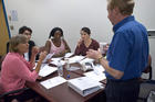 Students in classroom.
