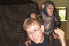 Chip Corbett with monkey