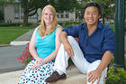Joely Hildebrand and Garrett Harkins were selected for the U.S. Department of State's Thomas R. Pickering&nbsp; Fellowship.