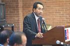 Jamaludin Jarjis, ambassador from Malaysia to the United States, speaks at conference on U.S.-Malaysian partnerships.