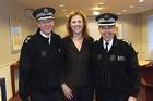 Photo: SPA director of communications Jackie Corbett and Grampian Police chief Inspector Ian Wallace and Chief Superintendent Ewan Stewart.&nbsp;