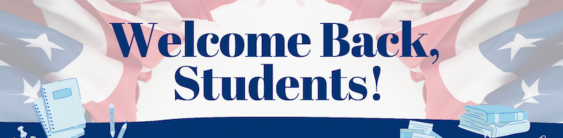 Welcome back, students!