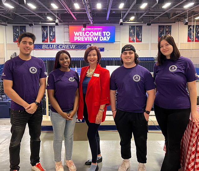 AU Diplomats at Preview Day