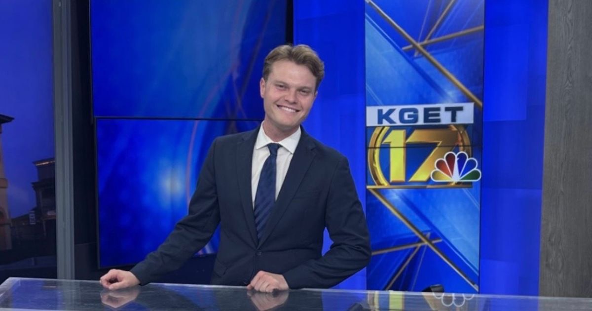 Jacob Clark at the News Station Jacob Clark at the News Station