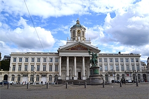 The Place Royale, a historic square near the center of Brussels