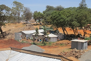 Homes in Kibera, Nairobi