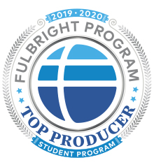 Fulbright Top Producer badge 2019-2020