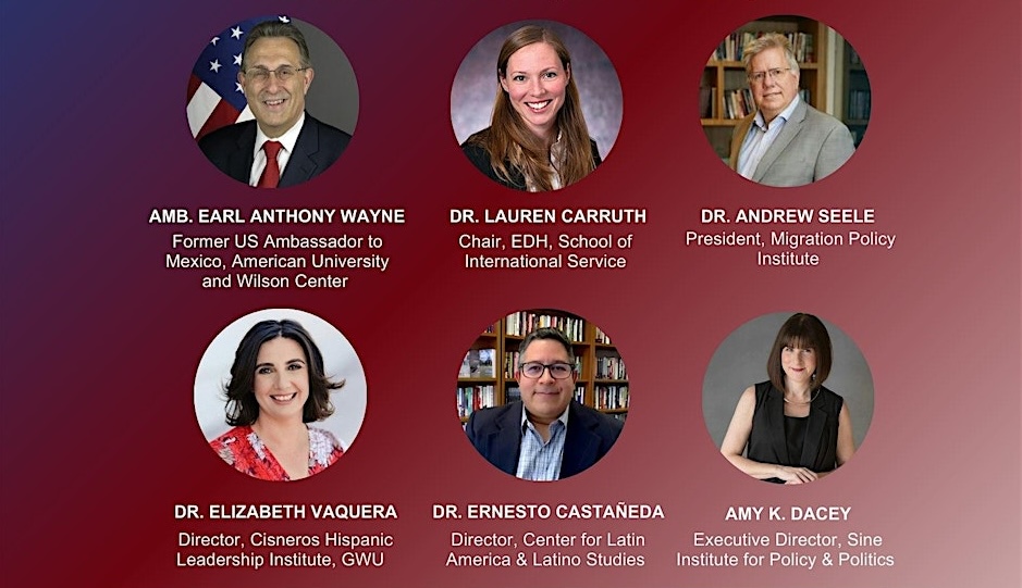 Amb. Earl Anthony Wayne, Dr. Lauren Carruth, Dr. Andrew Seele,Dr. Elizabeth Vaquera,Dr. Ernesto Castañeda,Amy K. Dacey