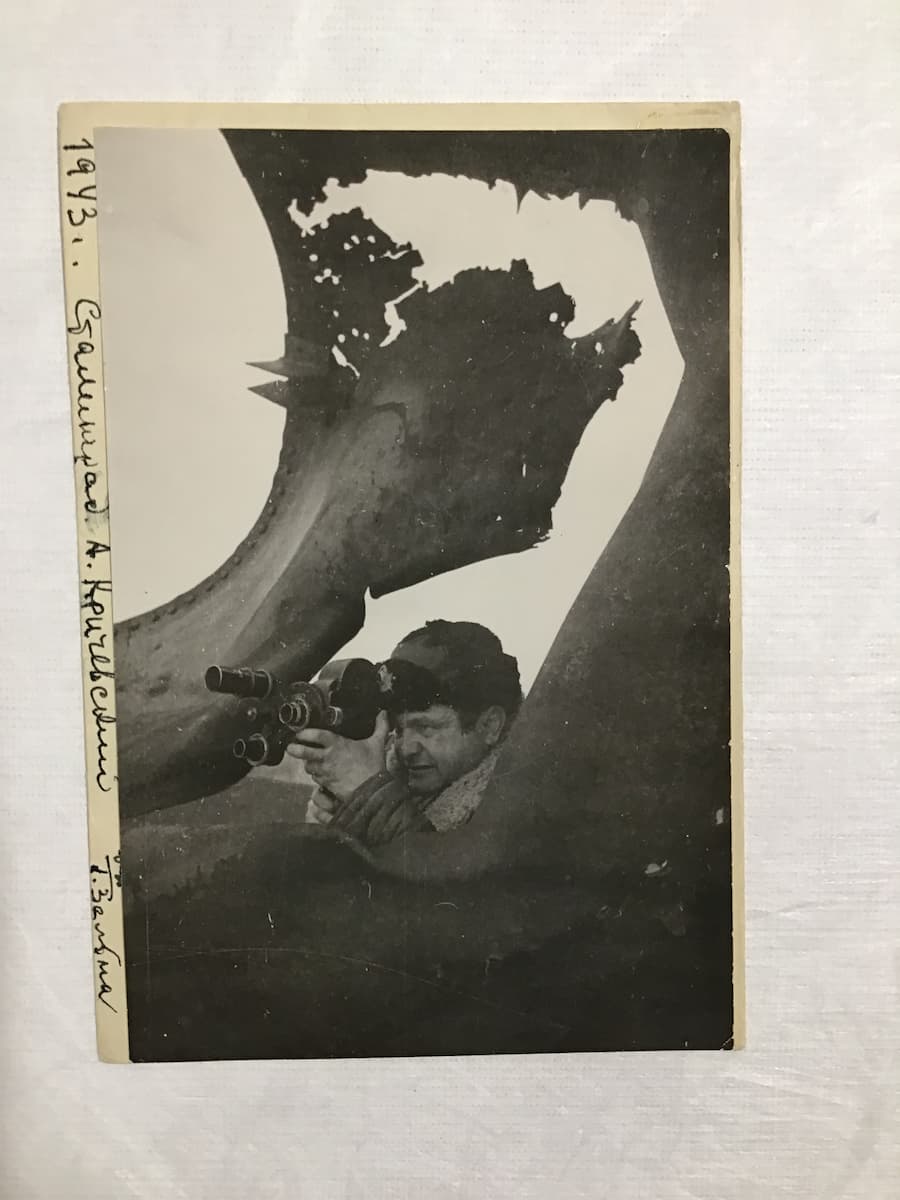 Georgi Zelma, Cinema Photographer, Stalingrad, c. 1943