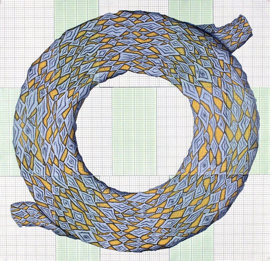 Mel Watkin, Cross-Section: Hophornbeam, 2019.