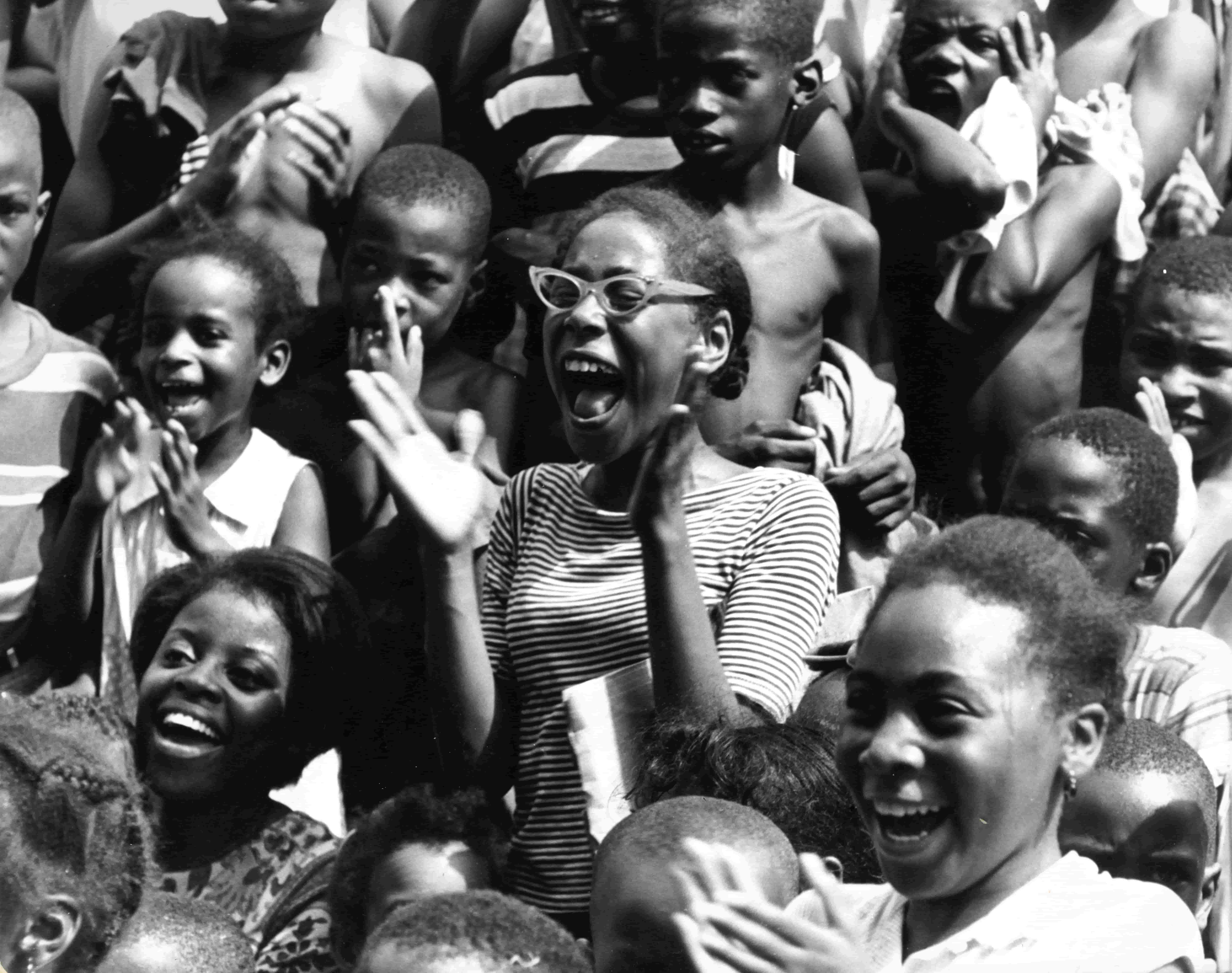 Joel Jacobson, Audience members at The New Thing Presents Stevie Wonder, 18th Street NW & Florida Avenue NW, 1967. Photograph, 19 x 24 inches. Courtesy of Joel Jacobson and Jackson Reed High School.