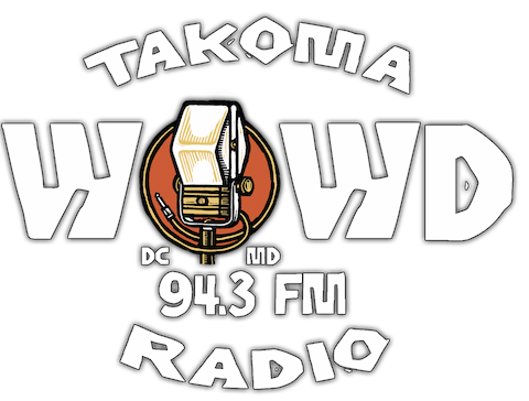 WOWD Takoma DC MD Radio 94.3 with old-fashioned microphone.