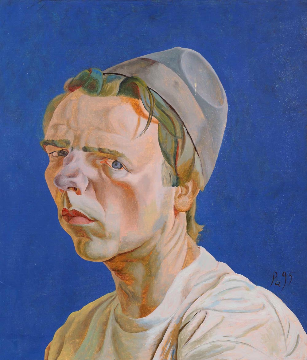 Philip Akkerman, Self Portrait, 1995. Oil on wood