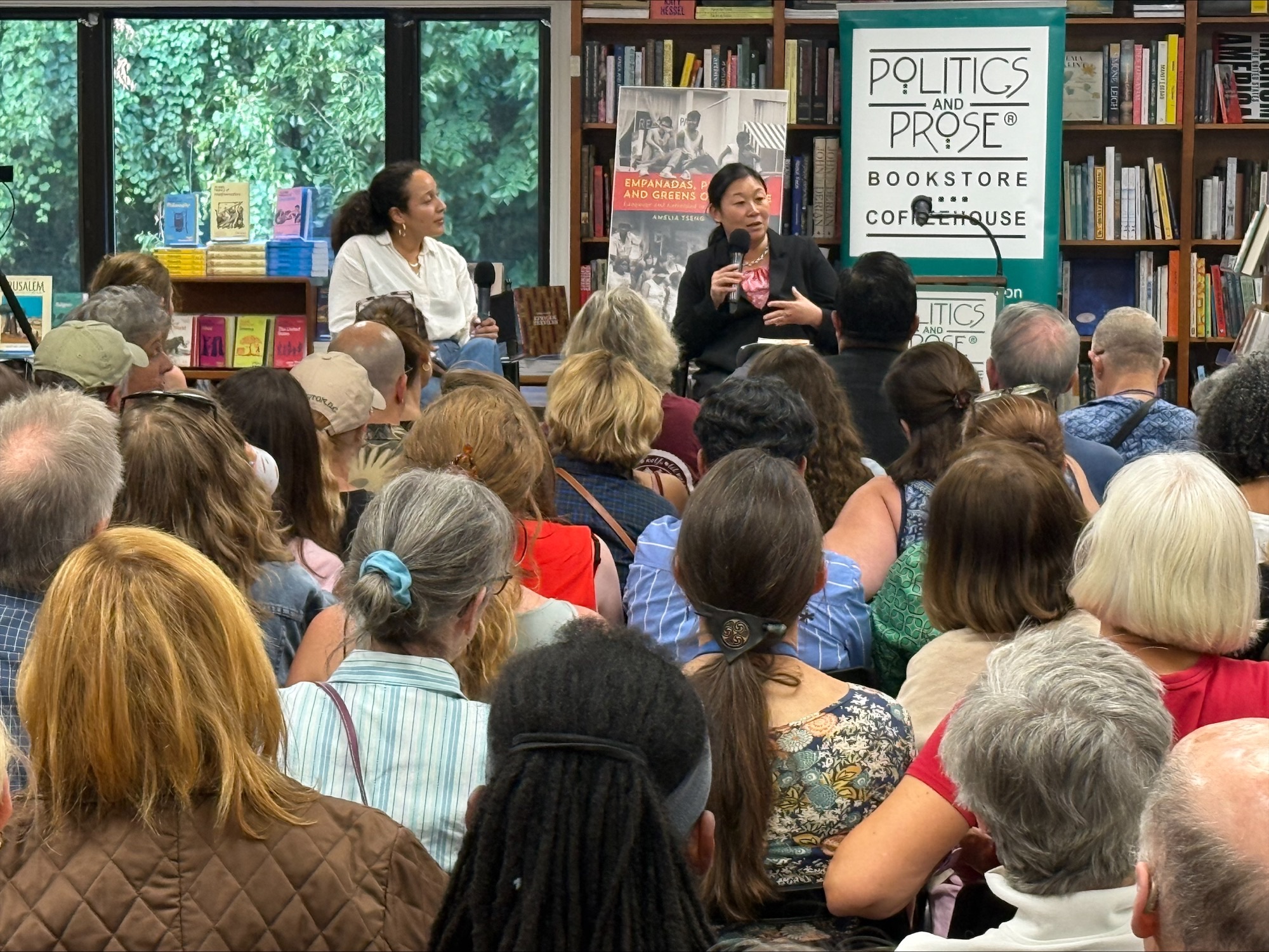 Amelia Tseng gives book talk to audience at Politics & Prose