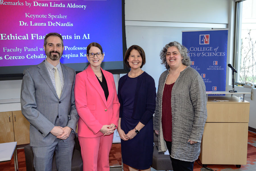 Luis Cerezo Ceballos, Laura DeNardis, Linda Aldoory, and Despina Kakoudaki