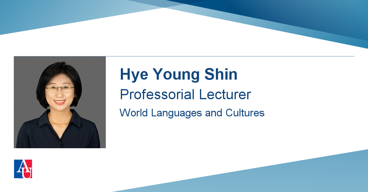 Faculty Profile Hye Young Shin