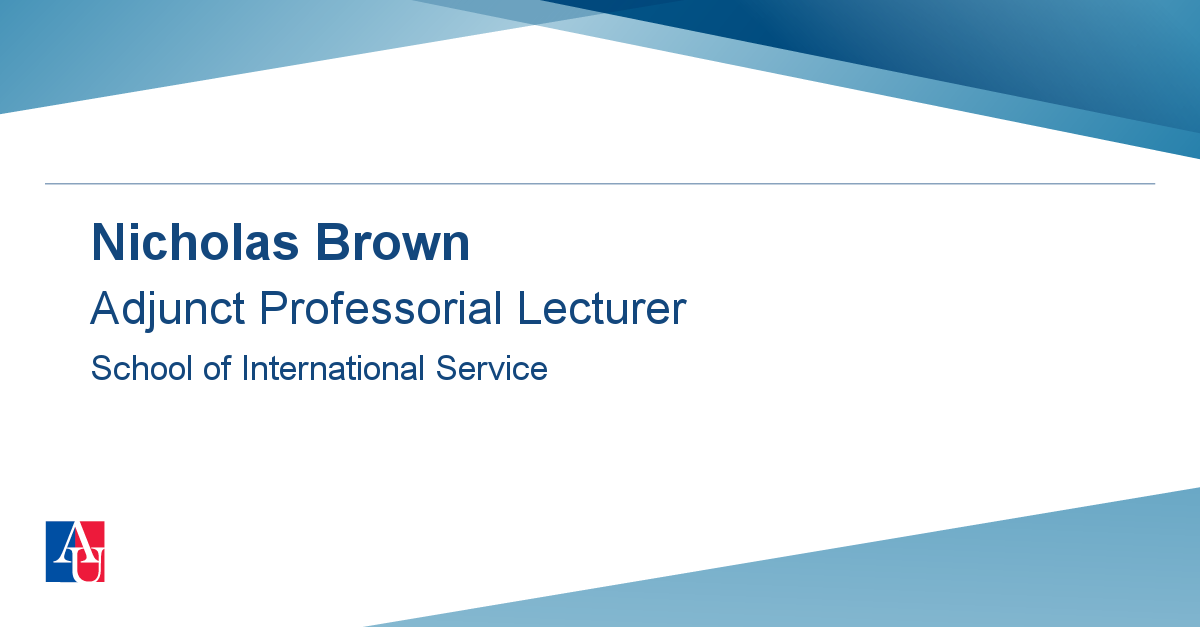 professor nik brown