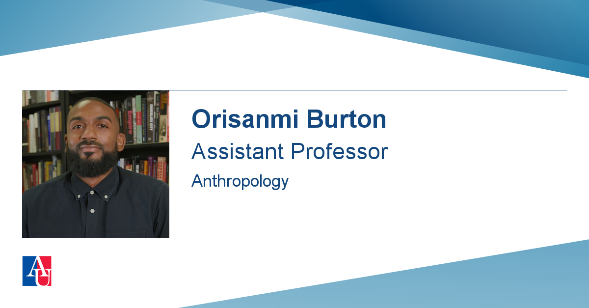 Faculty Profile Orisanmi Burton