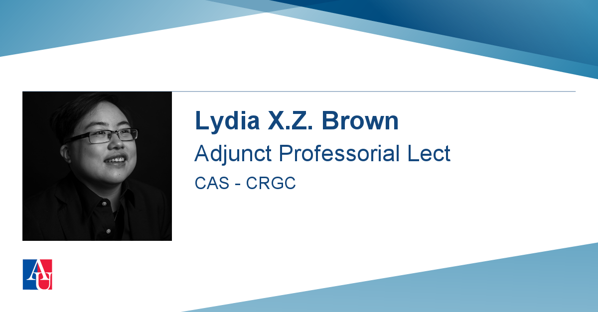 Lydia X. Z. Brown - Center for Democracy and Technology