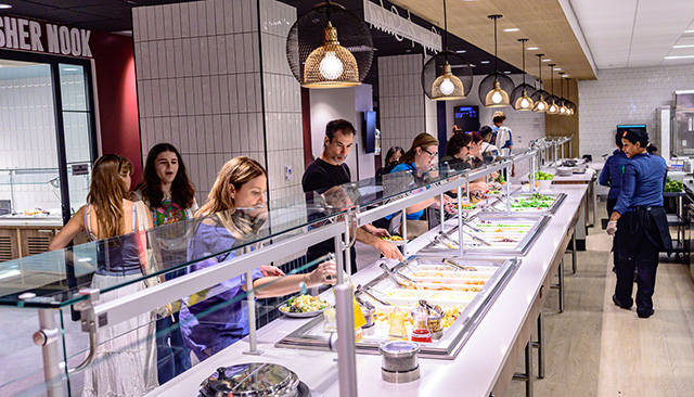 People dining in TDR