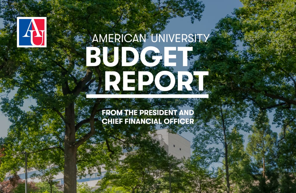 University Budget Resource Center American University, Washington, DC