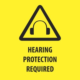 Hearing protection required