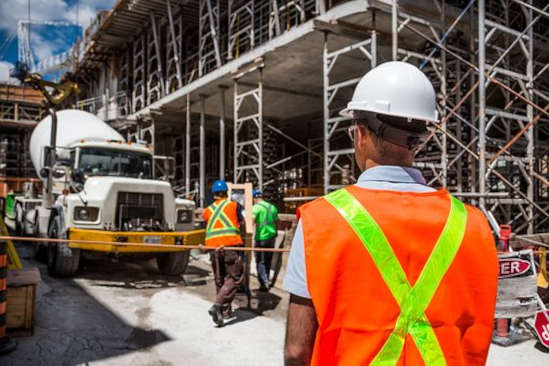 constructions workers in vests