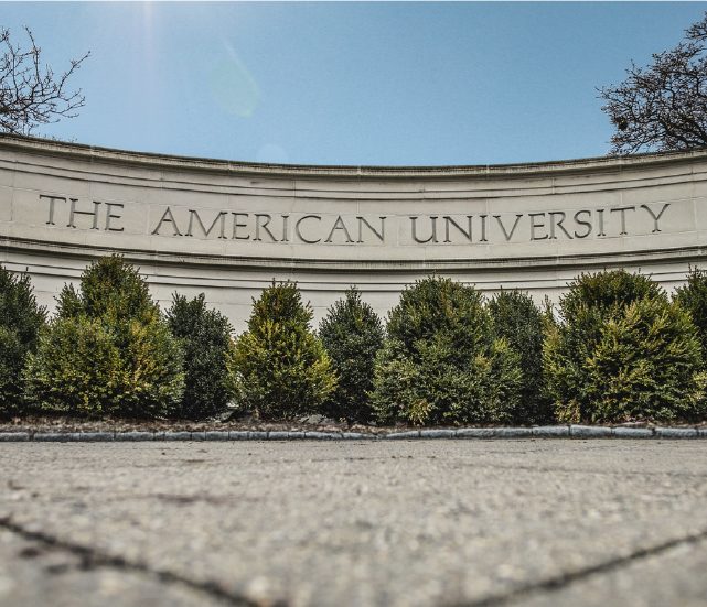 American University entrance gate
