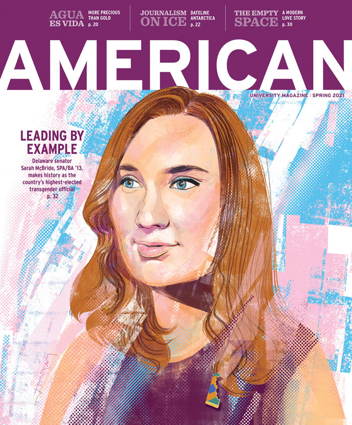 Spring 2021 cover of American magazine