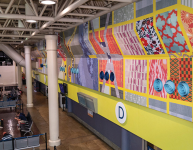 Tim Doud's art installation at Union Station