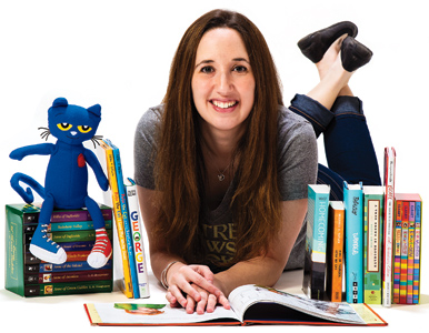 Annie Lyon with children's books