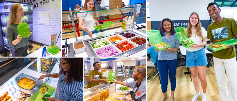 American University Introduces Reusable To-Go Containers in Campus Dining