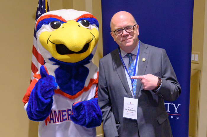Clawed and Rep. Jim McGovern