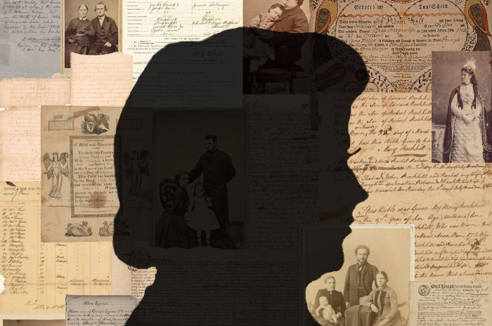Profile of a woman
