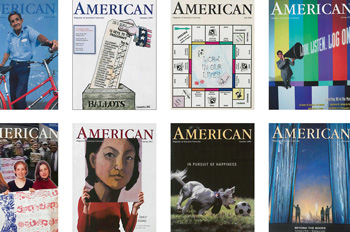 selection of American magazine covers from 1977 to the present