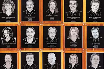 Cassell Hall of Fame Plaques