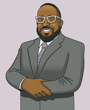 Illustrated photo of Judge Zuberi Williams