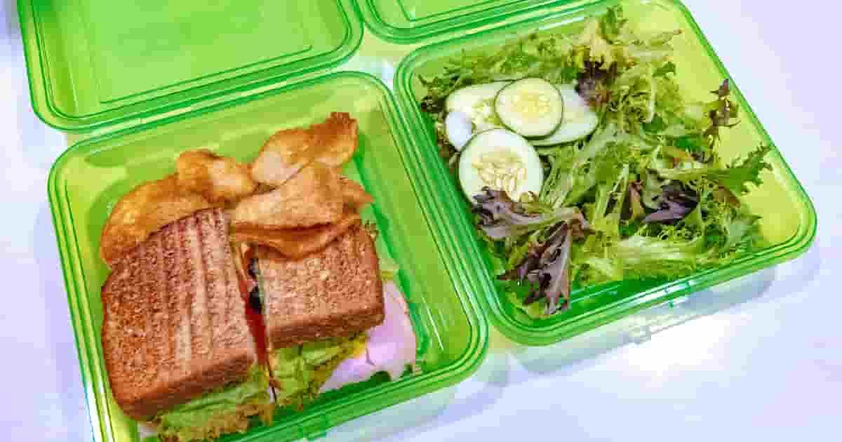 Campus Store. Green to Go Box Container