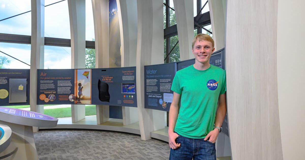Carter Zembrzuski at the Goddard Space Center