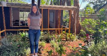 Scarlett Wedergren is studying at the AU Nairobi Center working with a nonprofit with a focus on public health