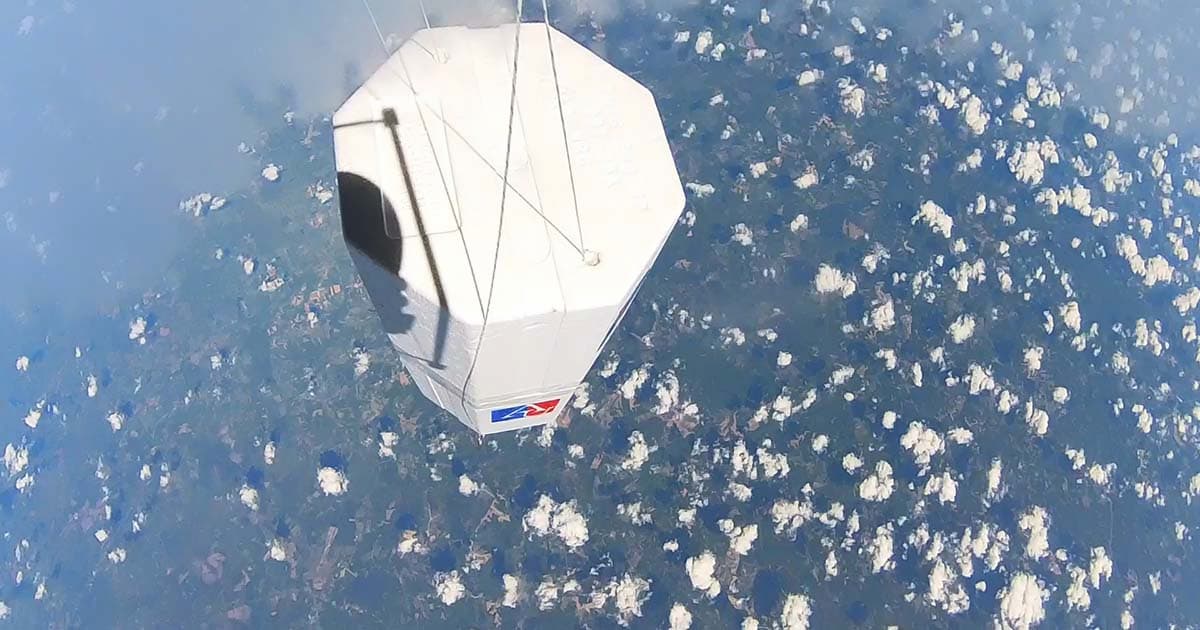 AU students launched a high-altitude balloon that ascended 30 kilometers and collected real-time data and breathtaking photographs