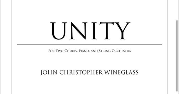 Unity by John Wineglass will debut at inauguration. Photo courtesy of John Wineglass' Facebook page. 