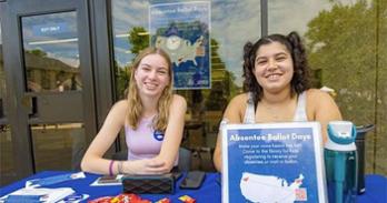 Absentee Ballot Days. Photo courtesy of AU Library.