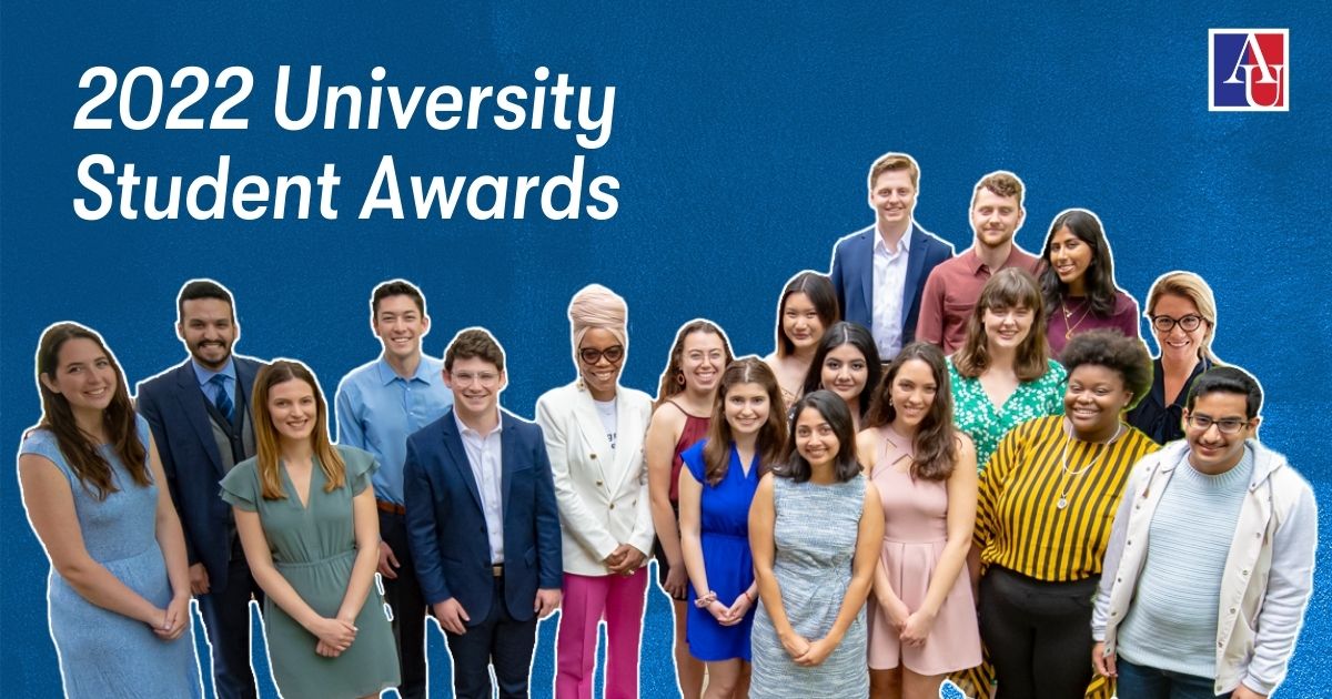 Meet 2023’s University Student Award Winners | American University ...