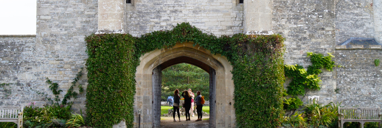 England Mentorship students at Bath Spa University castle