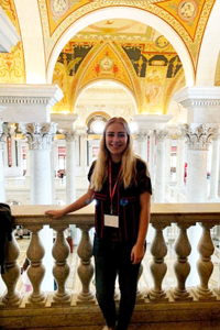 Lydia at Library of Congress