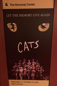 Broadway poster for the musical Cats. 